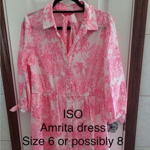 ISO Lilly Pulitzer Amrita dress size 6